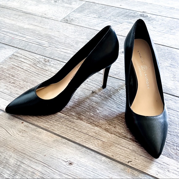 Chinese Laundry Shoes - NBW CHINESE LAUNDRY Black Pointed Toe Heels Size 6